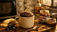 4 resep mug cake microwave yang lembut: Oreo, banana bread, kopi, dan Nutella