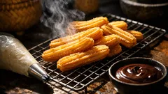 Cara bikin churros renyah tahan lama, anti melempem meski sudah dingin