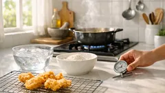 Rahasia ayam goreng tepung crispy keriting yang tetap renyah meski sudah dingin