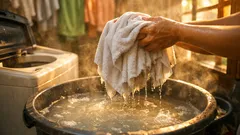 Cara menghilangkan bau apek handuk dengan natrium perkarbonat, ampuh dan aman