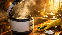 Rice cooker berjamur dan bau apek? Ini cara membersihkannya dengan aman dan tuntas