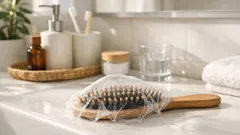 Trik jaring saringan biar sikat rambut nggak cepat penuh rambut rontok