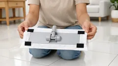 Trik velcro di kepala floor wiper biar lembaran pembersih tidak melorot