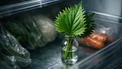 Cara menyimpan daun shiso (ooba) agar awet 1–2 minggu di kulkas