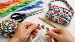 25 ide kreatif daur ulang kantong plastik kresek jadi barang berguna di rumah