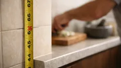 Tinggi meja dapur ideal: patokan cm ergonomis biar tidak pegal saat masak