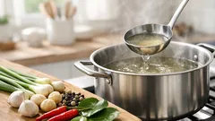 7 resep kuah bakso rumahan tanpa bumbu instan, bening dan wangi