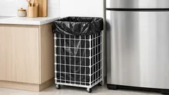Cara membuat tempat sampah ramping untuk celah sempit di dapur, murah dan rapi