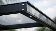 10 inspirasi kanopi minimalis modern untuk teras dan carport, bikin fasad rumah makin rapi