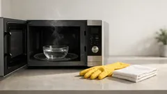 Cara membersihkan microwave tanpa baking soda: trik uap air elektrolisis alkali yang cepat
