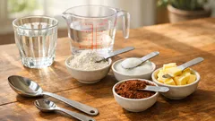 Konversi takaran sendok ke gram untuk baking tanpa timbangan