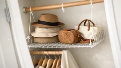 Cara bikin rak gantung murah untuk lemari sempit pakai wire net dan cable tie