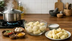 Cara merebus singkong agar cepat empuk dan merekah, pakai trik 5-30-7