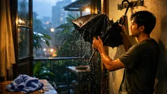 Cara mengeringkan payung basah biar tidak bau apek dan berjamur