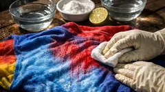 Cara menghilangkan noda luntur di baju berwarna tanpa merusak warna asli