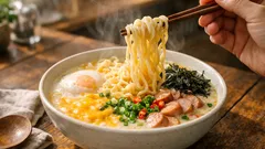 Resep mi instan kuah susu creamy yang anti pecah, pakai trik setengah matang