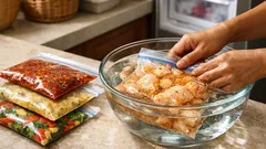 4 trik kantong freezer zipper biar freezer lega dan makanan awet tanpa freezer burn