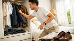 Basic wardrobe pria: 14 item esensial biar selalu rapi tanpa banyak beli