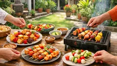 6 resep sate kekinian yang lebih sehat: dari sate buah sampai tahu BBQ