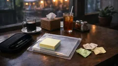 Trik simpel menyimpan sticky note agar tidak lecek, cukup pakai clear file