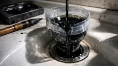 Trik botol plastik 2 L agar noda tinta sumi tidak menyebar di wastafel