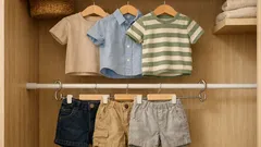 Lemari anak cepat penuh? Coba trik gantungan baju 2 tingkat tanpa bongkar lemari