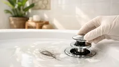 Air bak mandi lama surut? coba bersihkan drain stopper dulu, sering jadi biang kerok