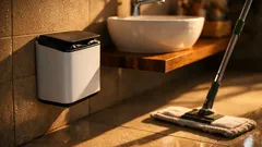 Cara bikin tempat sampah melayang di kamar mandi biar lantai gampang dipel