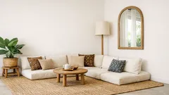 10 ide ruang tamu lesehan 3x4 m yang bikin 12 m² terasa lega